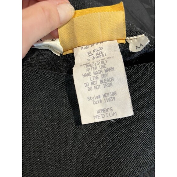 VTG Ski Pants Women M Stirrup Retro 80s 90s Base Layer Athletic Wear Wool Blend - Picture 10 of 12